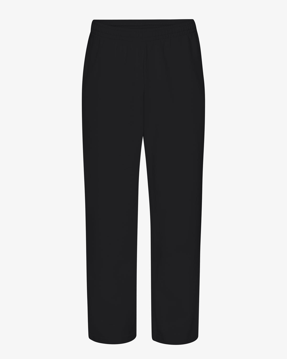 Organic Straight Leg Sweatpants - Deep Black