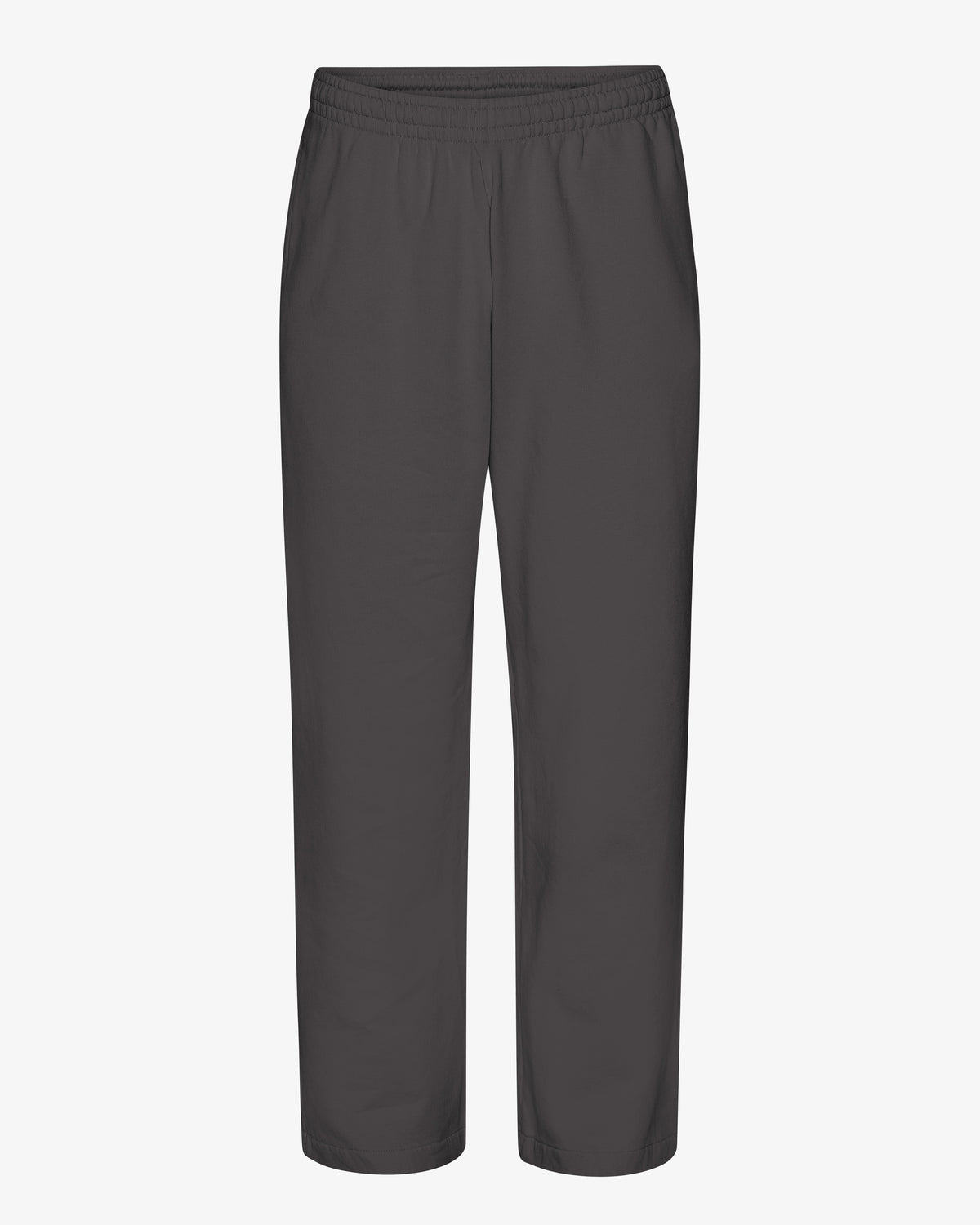 Organic Straight Leg Sweatpants - Lava Grey