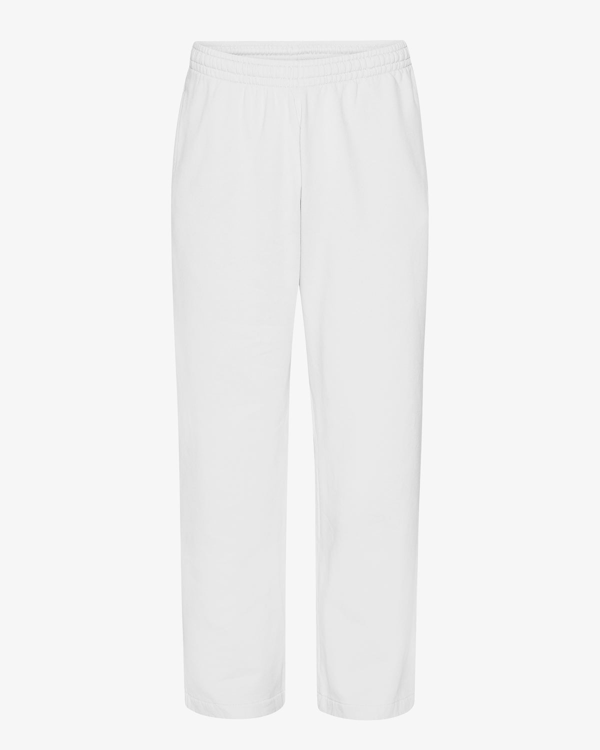 Organic Straight Leg Sweatpants - Optical White