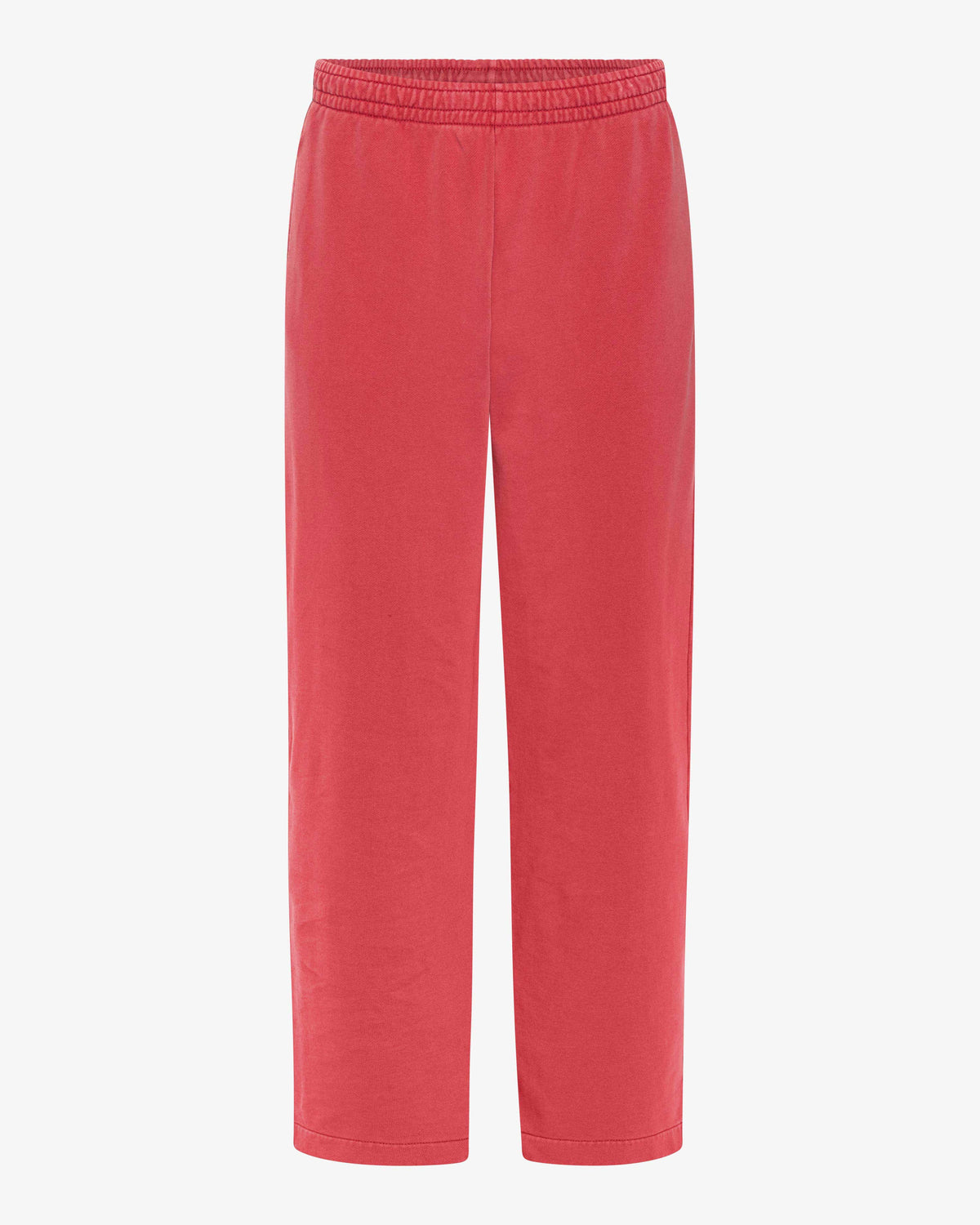 Organic Straight Leg Sweatpants - Faded Red