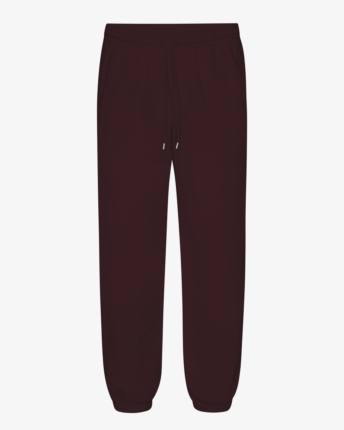 Organic Relaxed Sweatpants - Oxblood Red