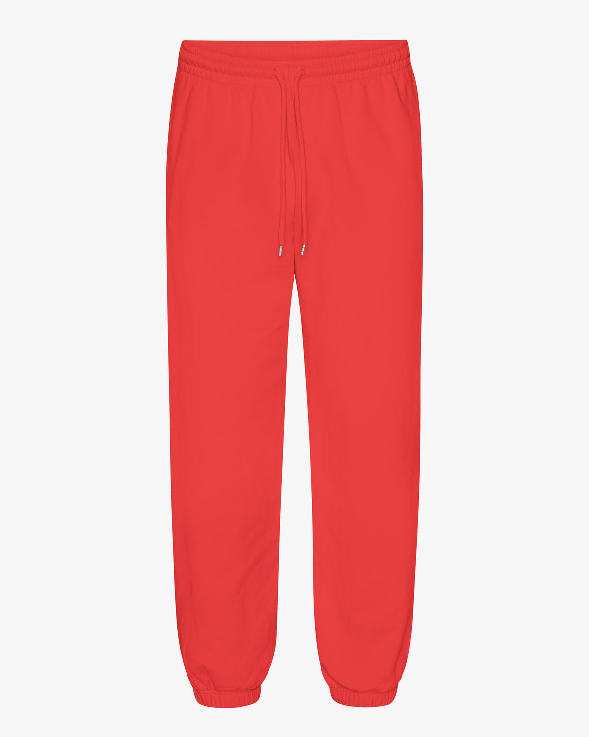 Organic Relaxed Sweatpants - Red Tangerine