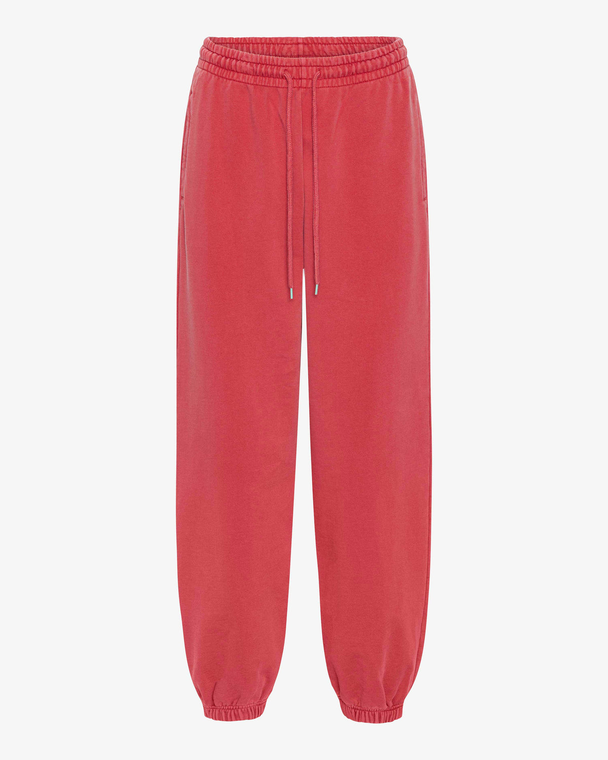 Organic Relaxed Sweatpants - Faded Red