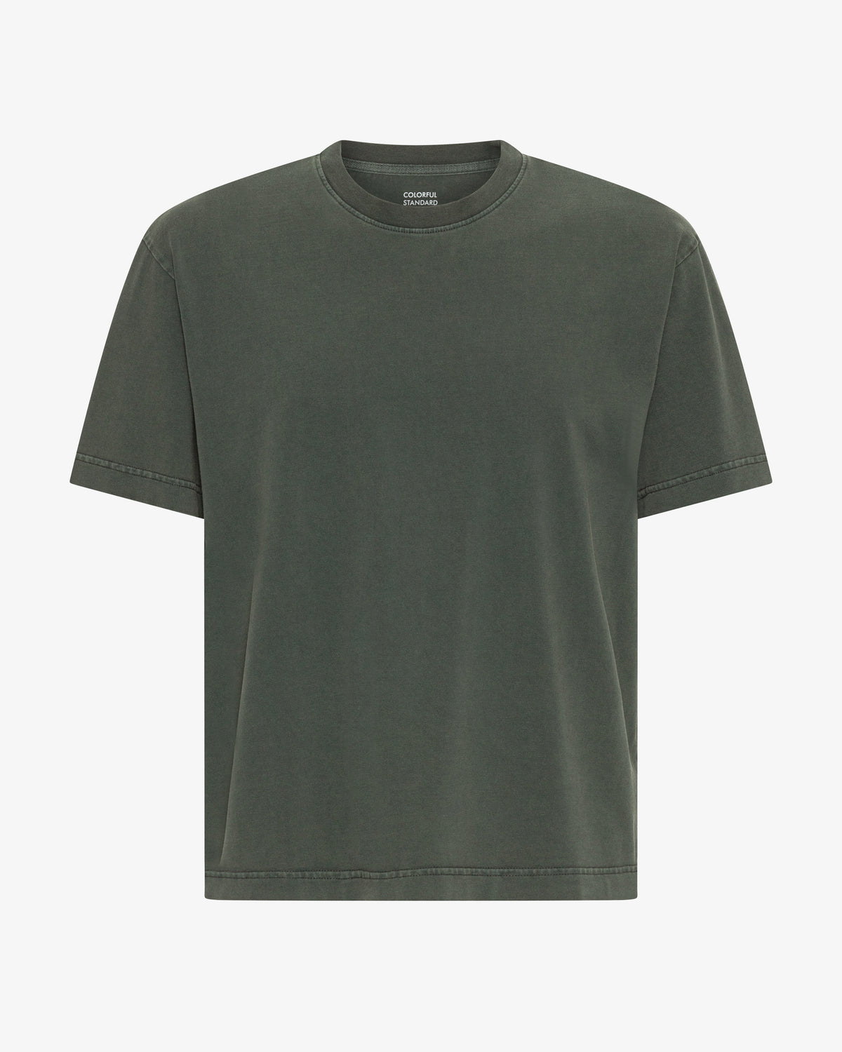 Heavy Organic Boxy Tee - Midnight Forest