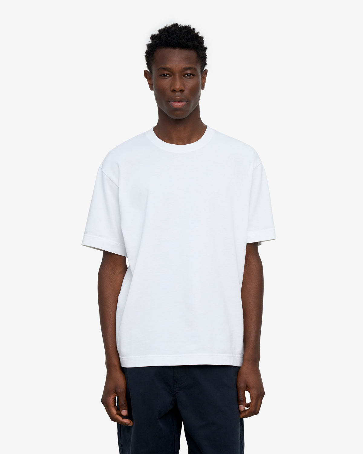 Heavy Organic Boxy Tee - Optical White