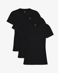 Women Light Organic Tee - Deep Black (3-Pack)
