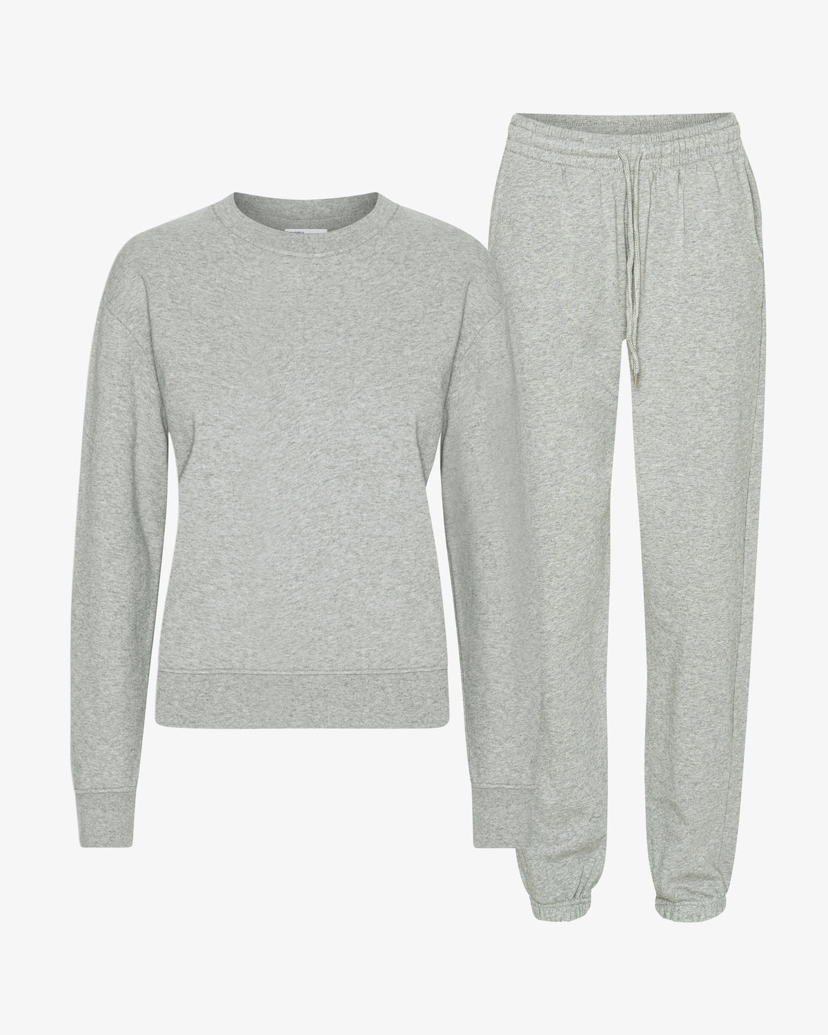 Organic Classic Sweatsuit - Heather Grey