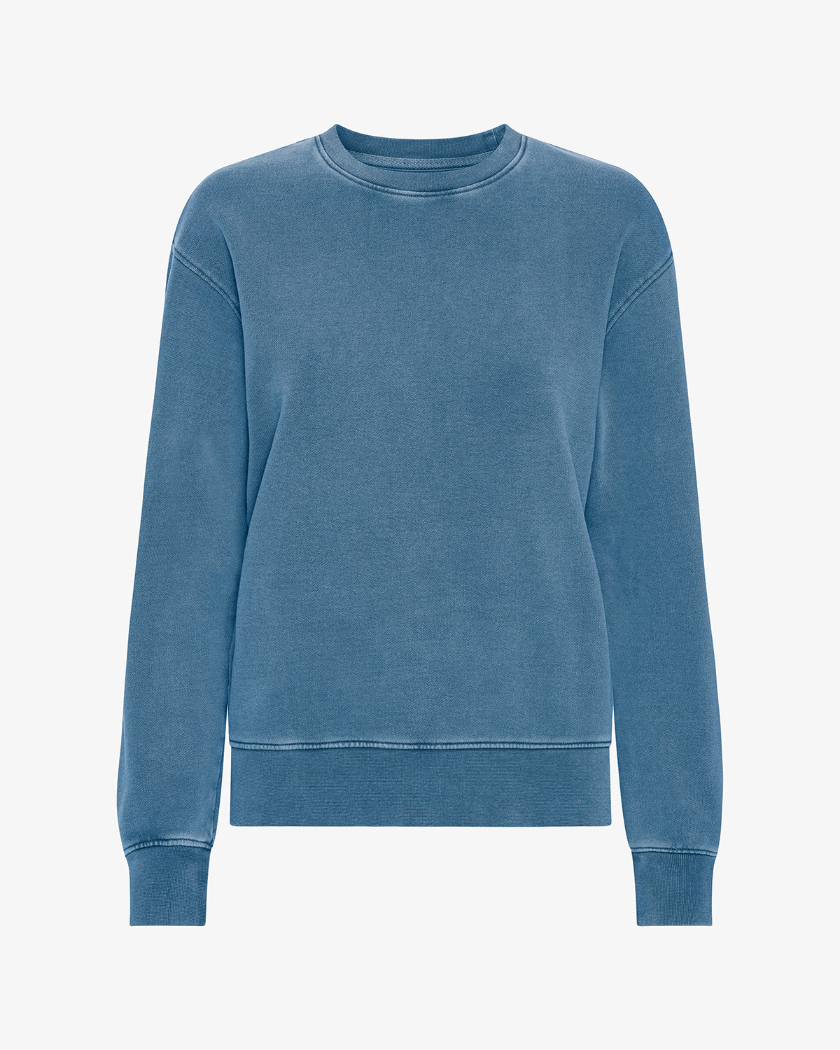 Women Classic Organic Crew - Faded Indigo