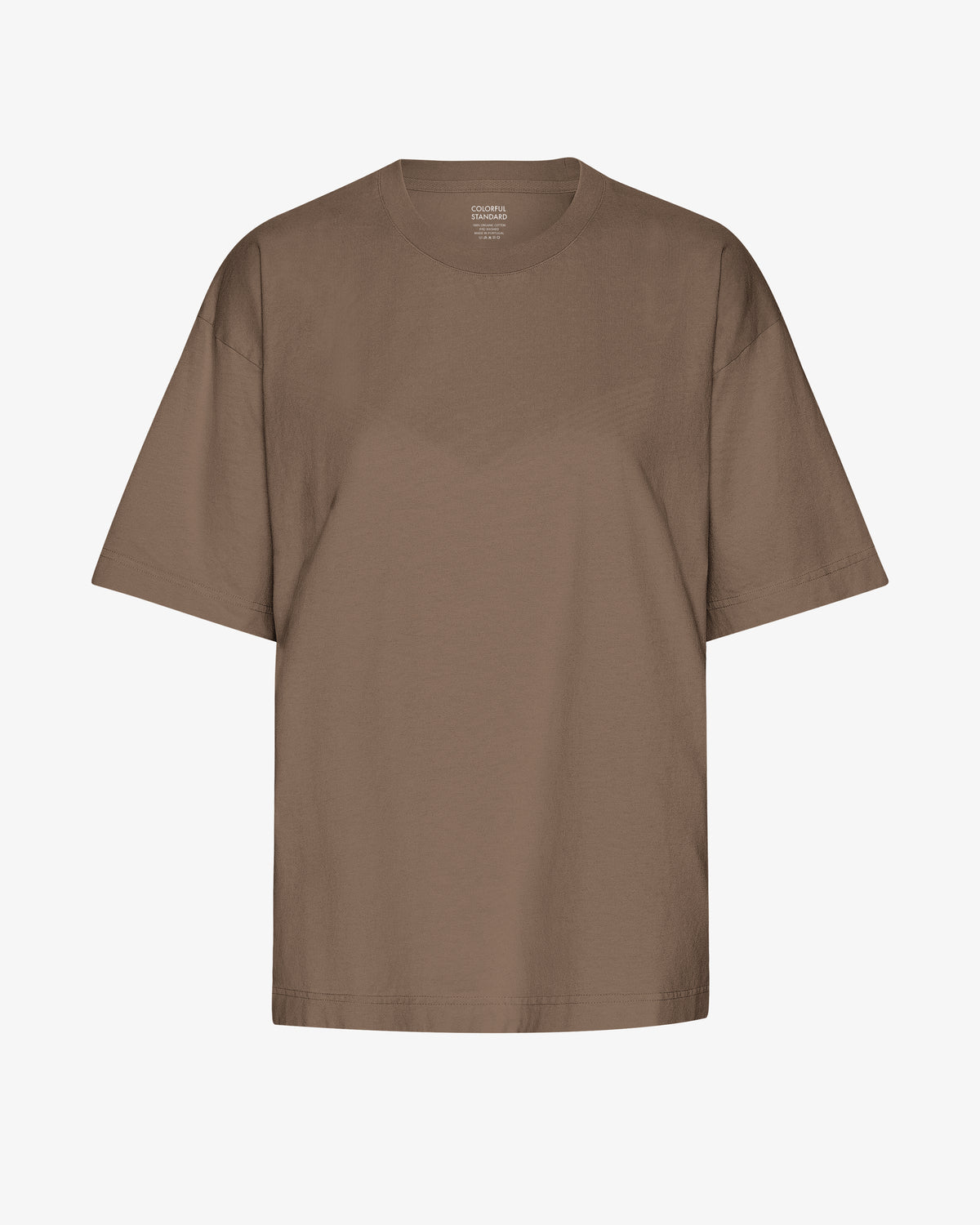 Oversized Organic T-Shirt - Cedar Brown