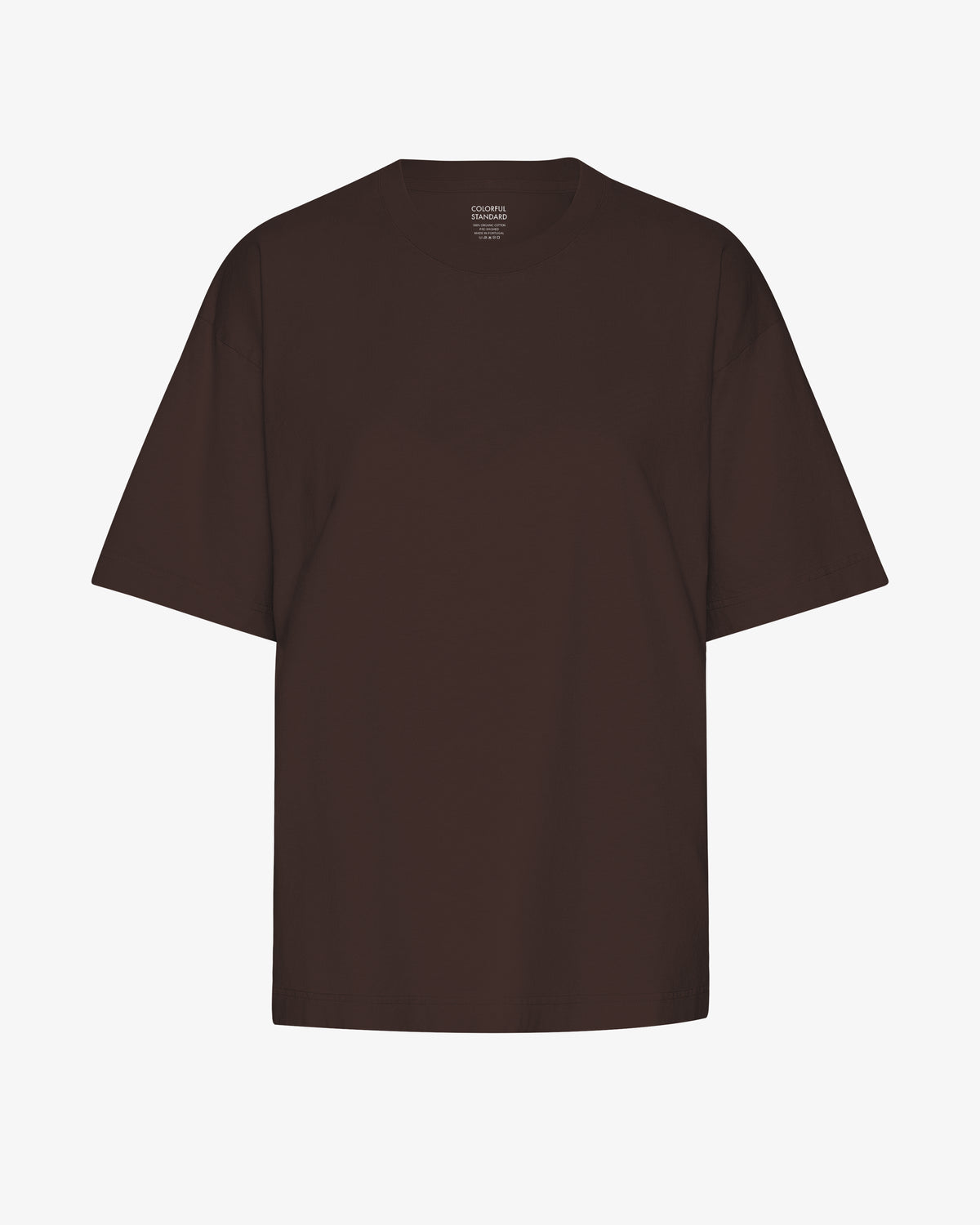 Oversized Organic T-Shirt - Coffee Brown