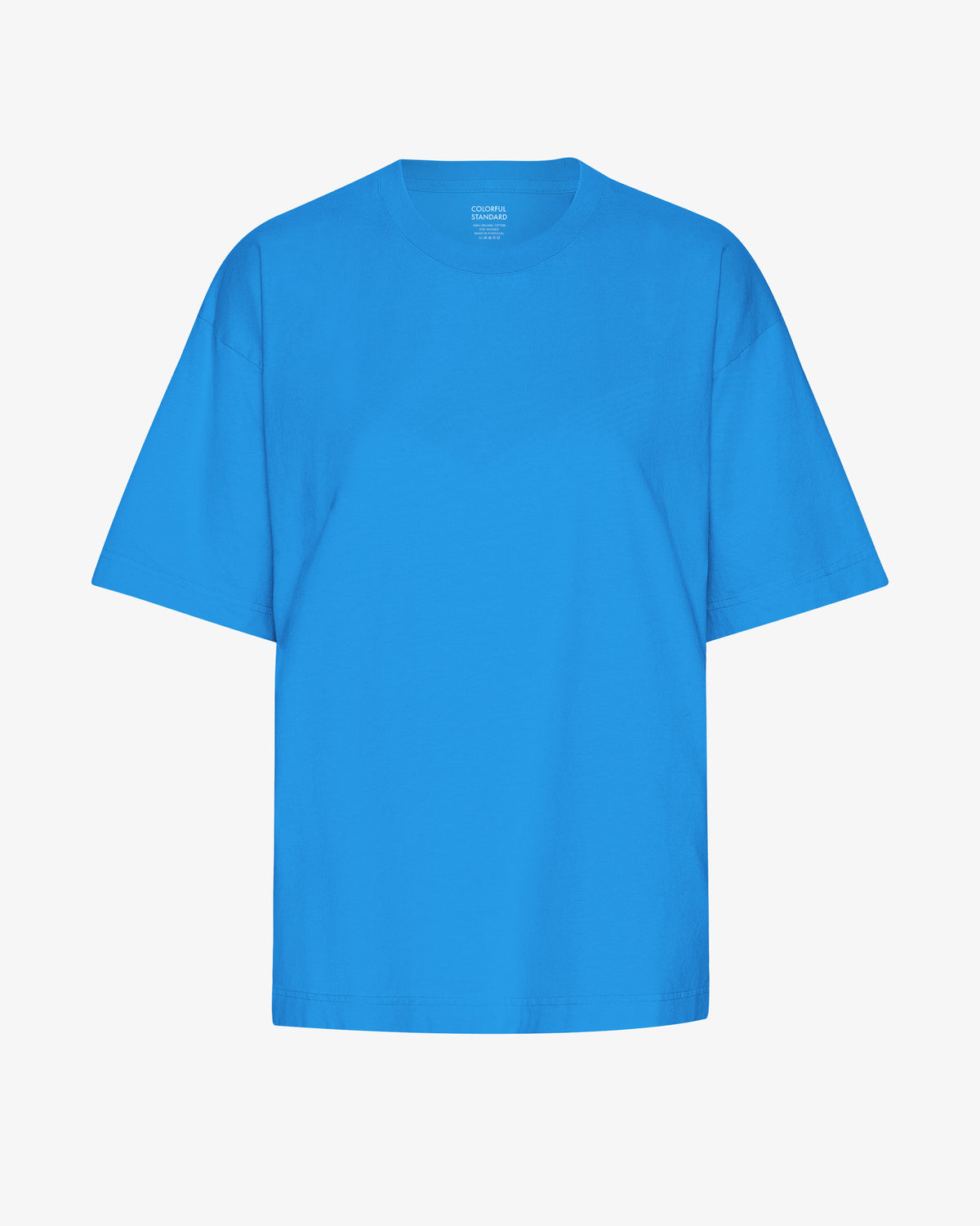 Oversized Organic T-Shirt - Pacific Blue
