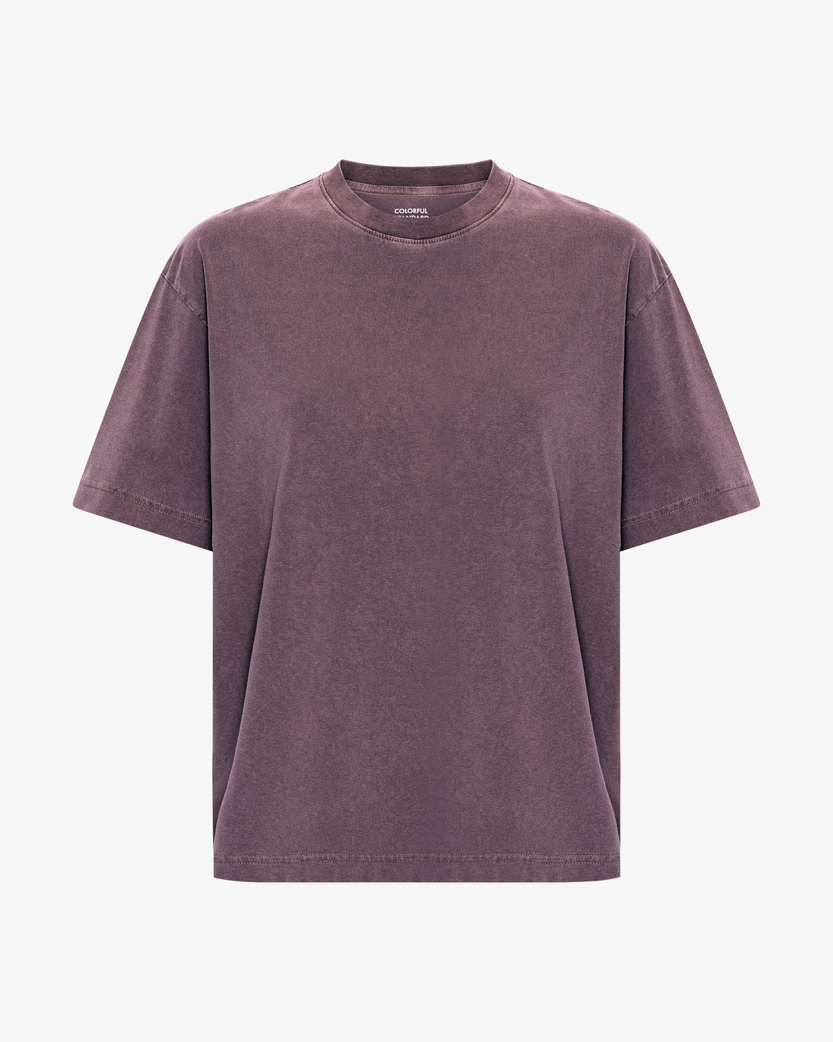 Oversized Organic T-Shirt - Faded Grape