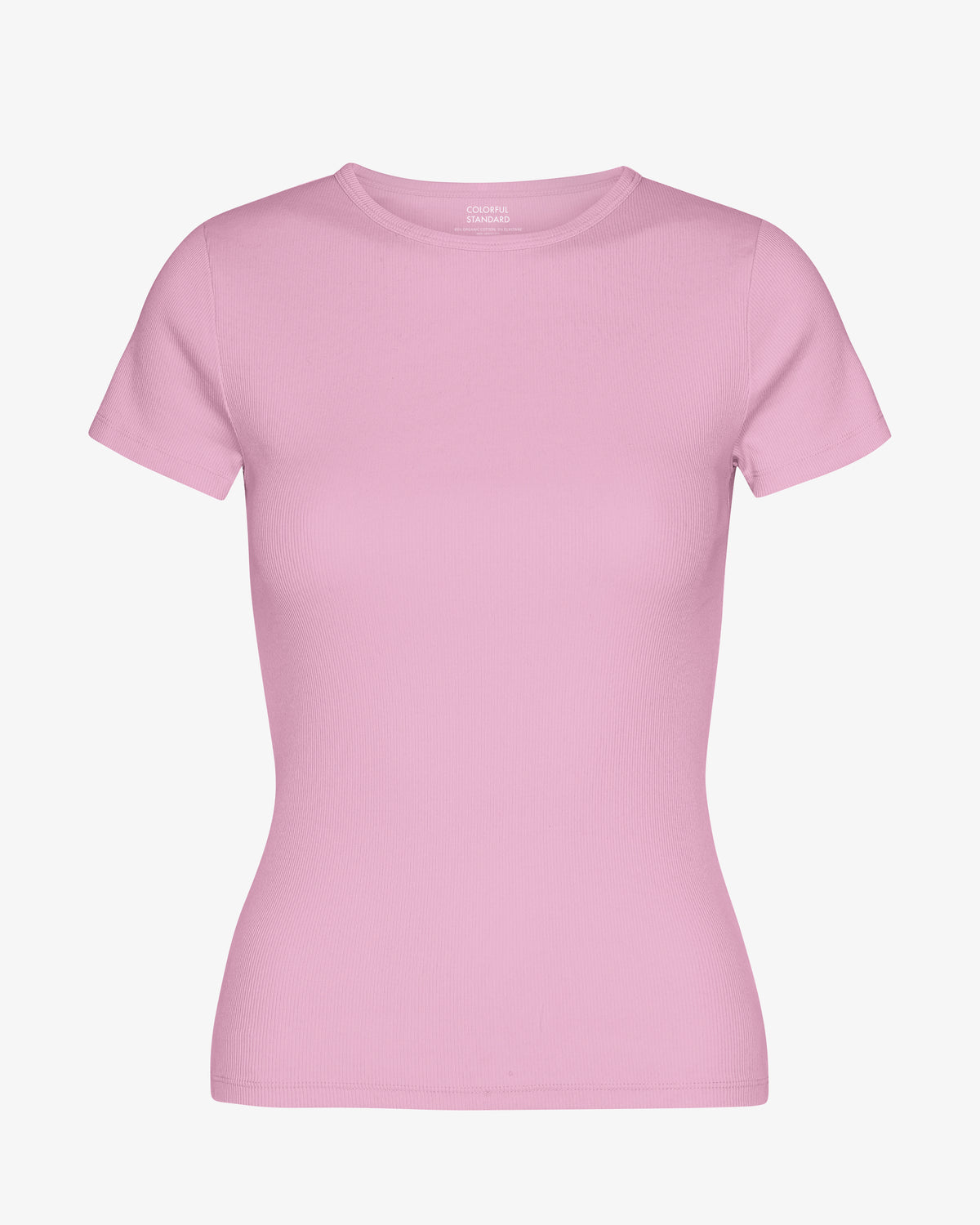 Organic Rib T-Shirt - Cherry Blossom