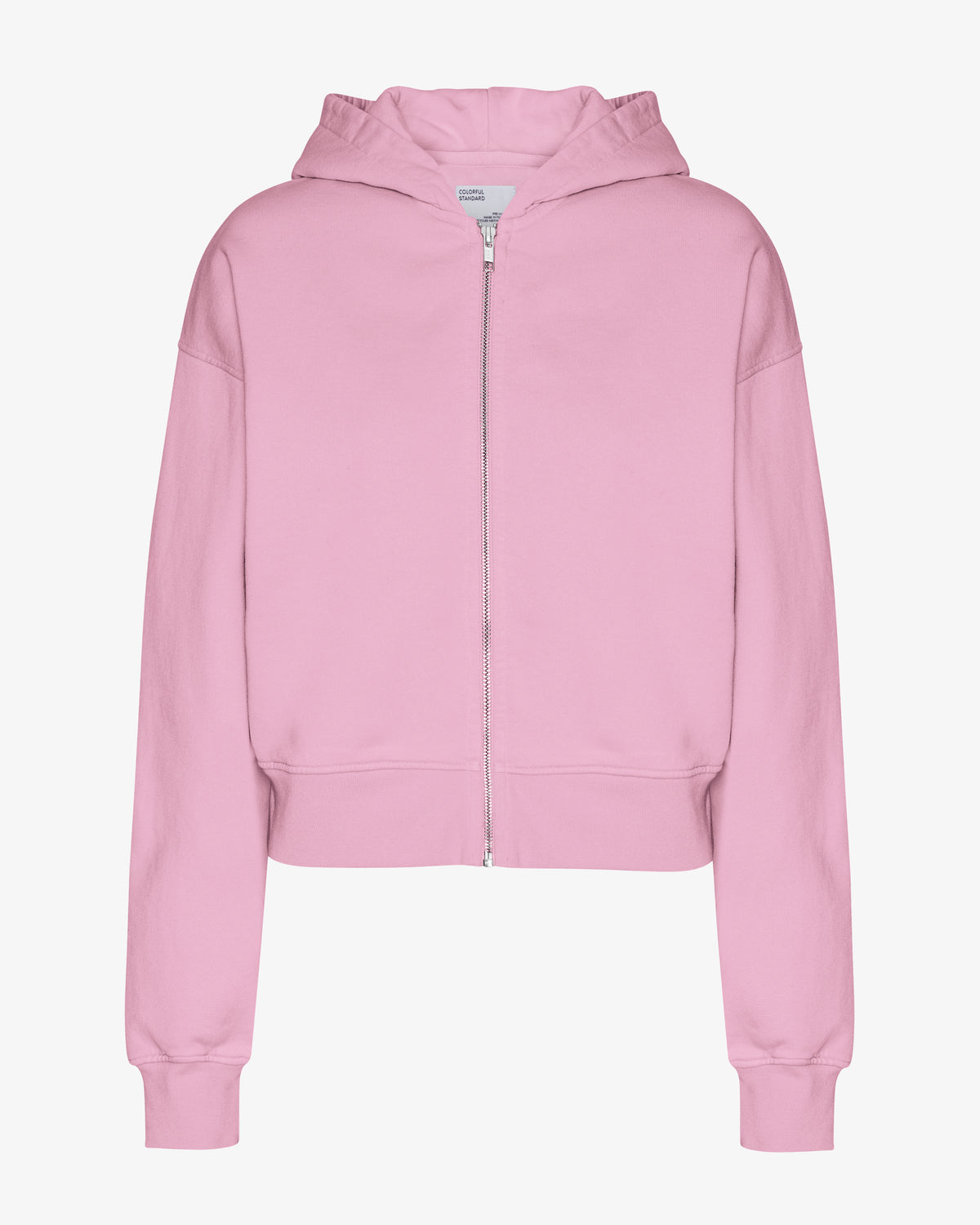 Organic Crop Zip Hood - Cherry Blossom