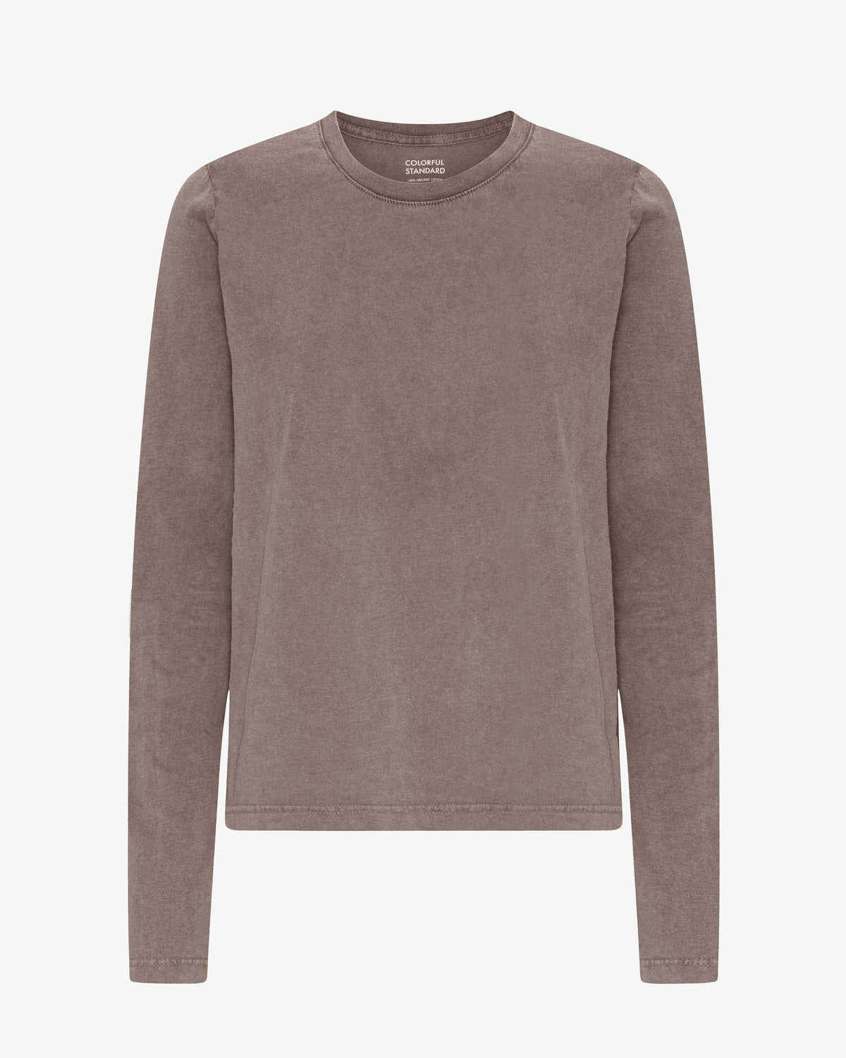 Women Organic LS T-Shirt - Faded Khaki