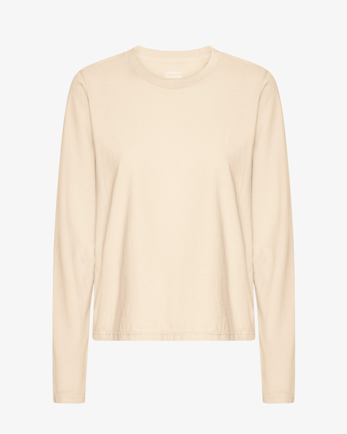Women Organic LS T-Shirt - Ivory White