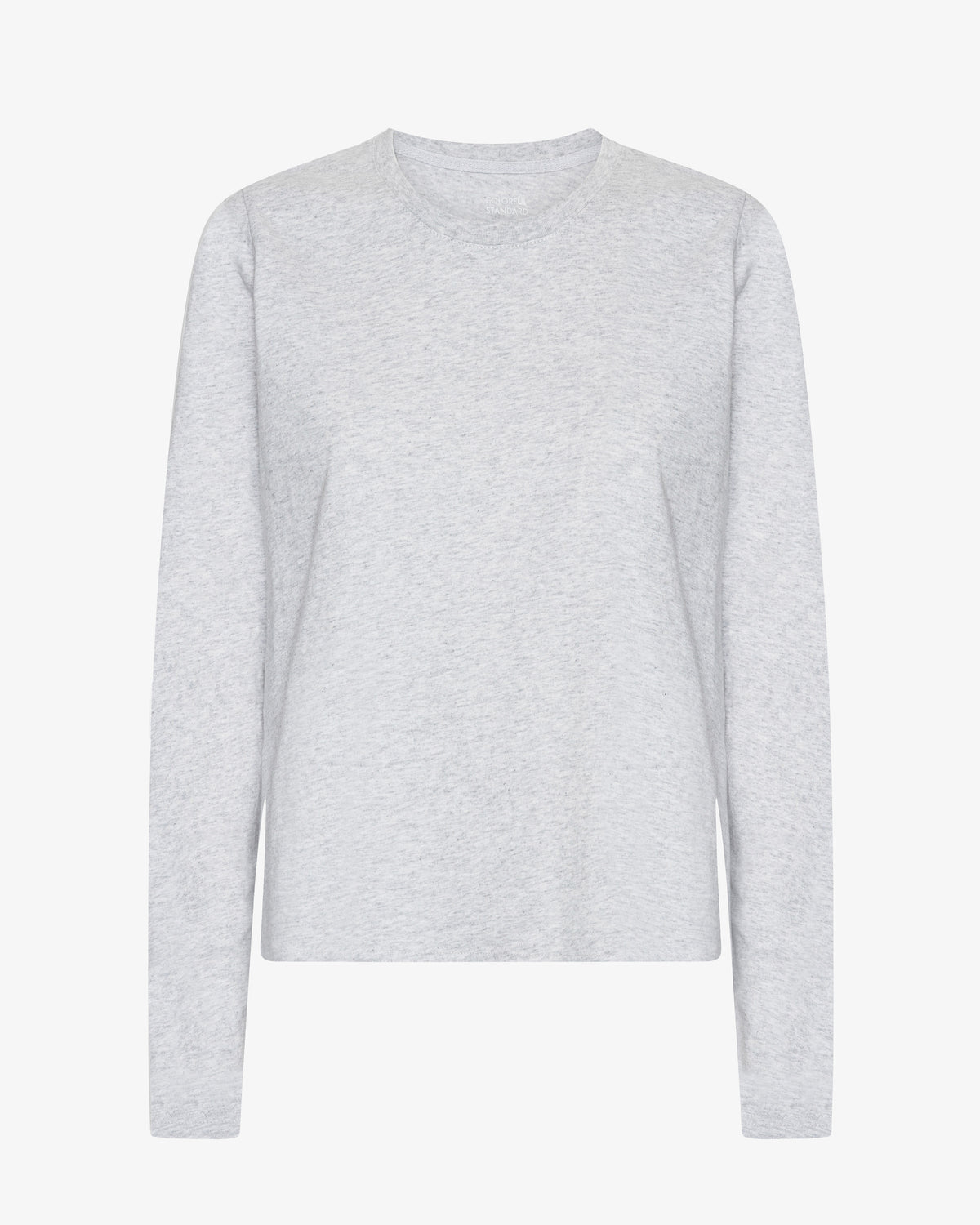 Women Organic LS T-Shirt - Snow Melange