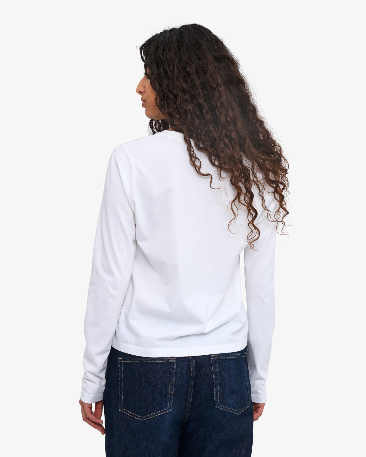 Women Organic LS T-Shirt - Optical White