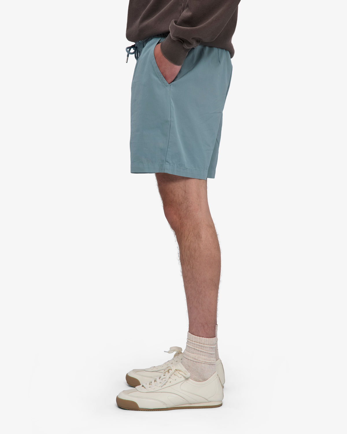 Organic Twill Shorts - Steel Blue