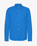 Organic Flannel Shirt - Pacific Blue