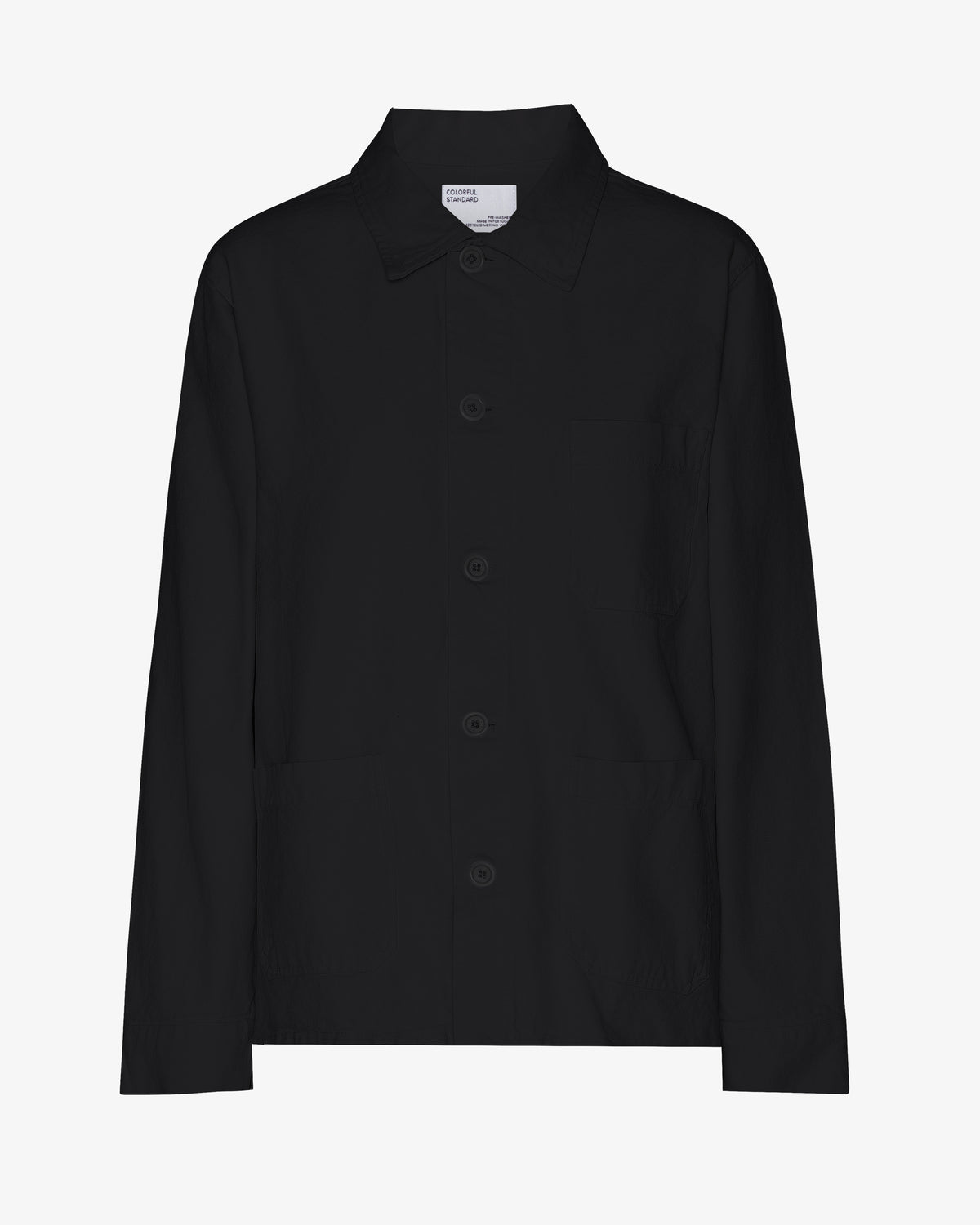 Organic Workwear Jacket - Deep Black