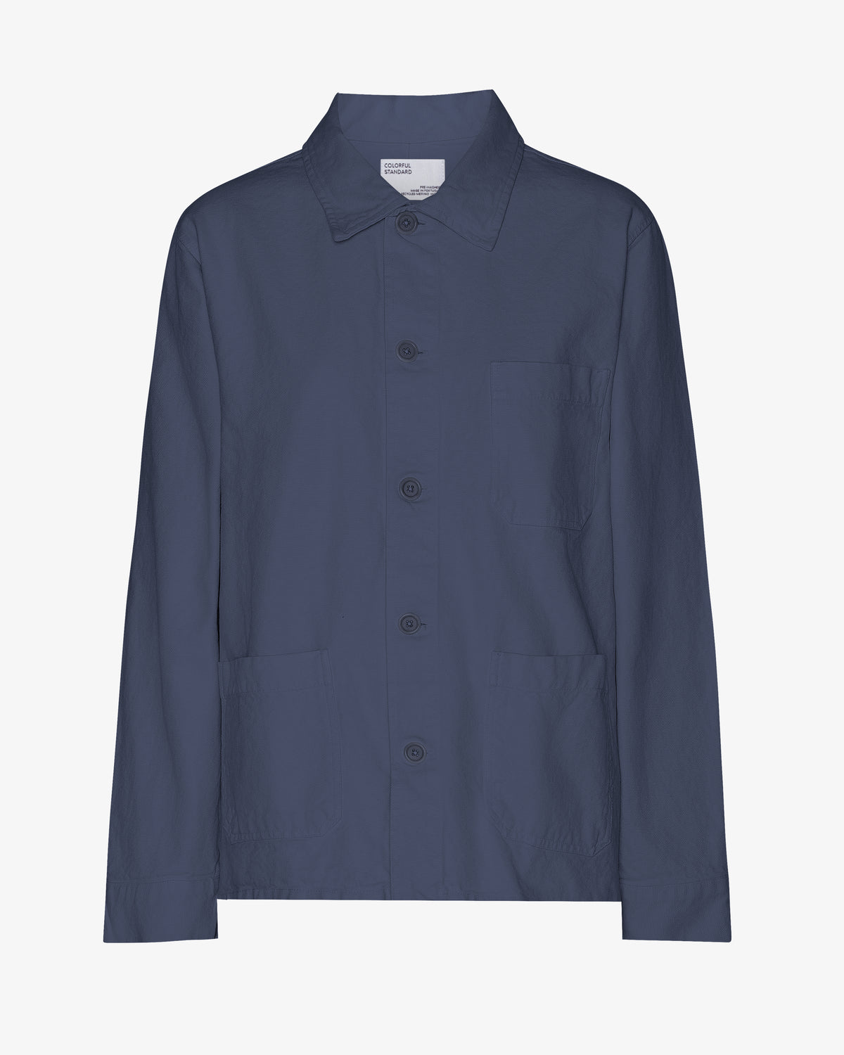 Organic Workwear Jacket - Petrol Blue