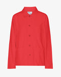 Organic Workwear Jacket - Red Tangerine