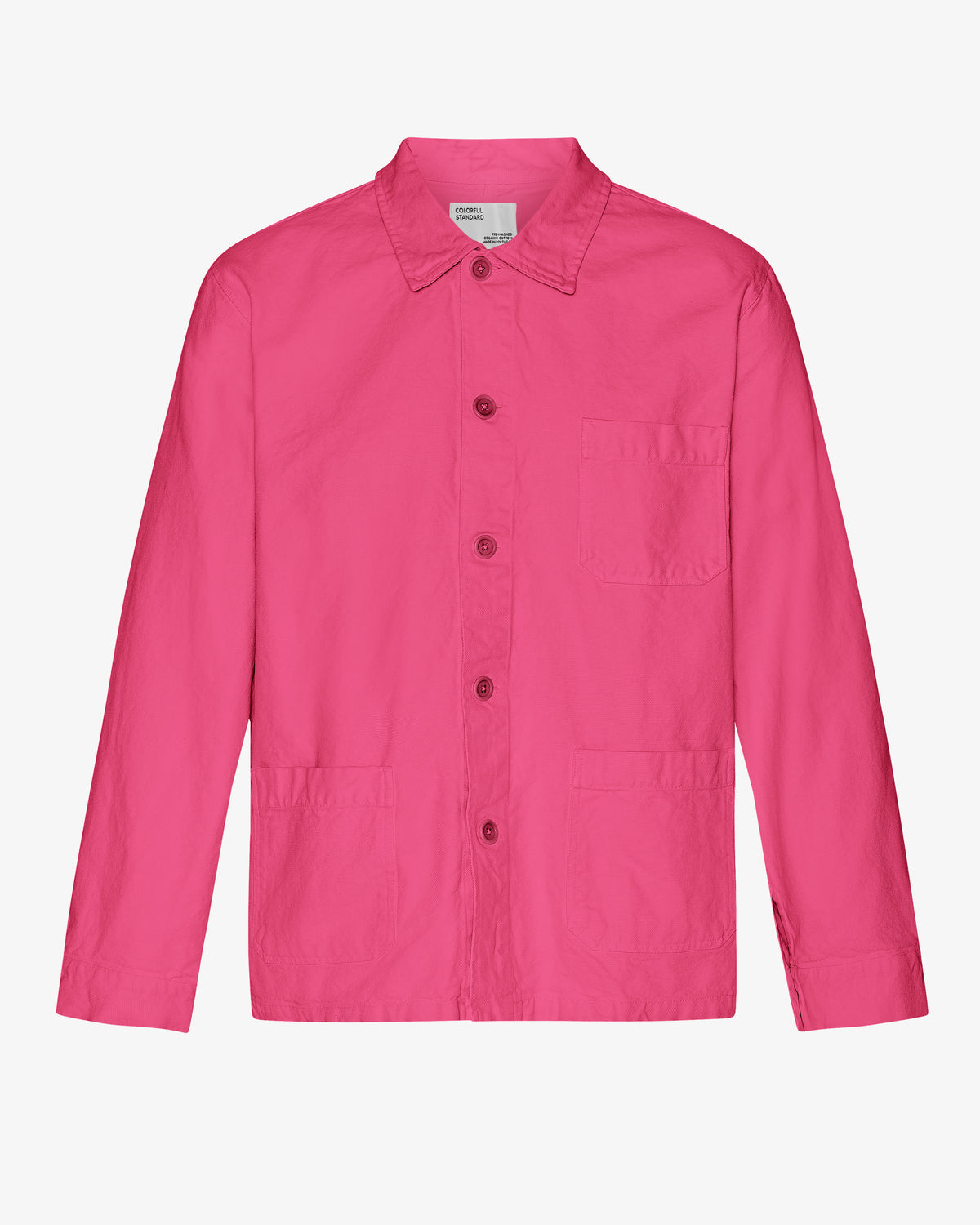 Organic Workwear Jacket - Bubblegum Pink