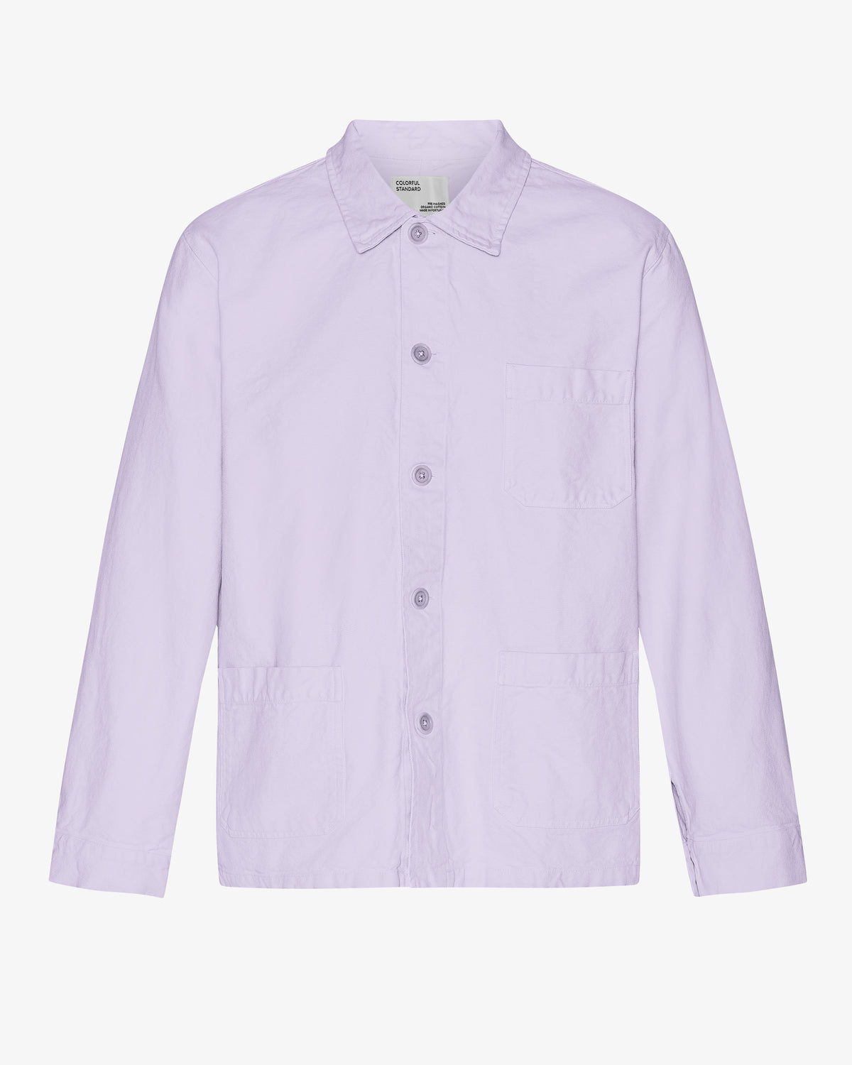 Organic Workwear Jacket - Soft Lavender