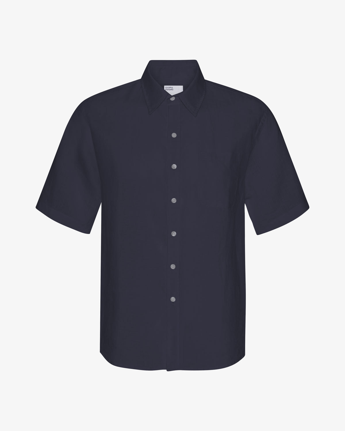 Linen SS Shirt - Navy Blue