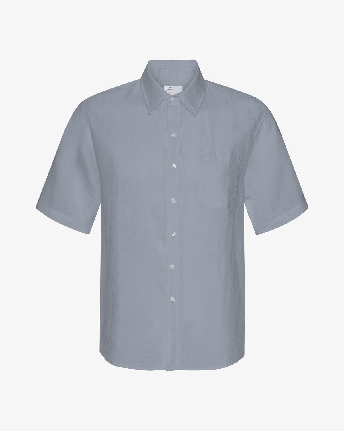 Linen SS Shirt - Steel Blue