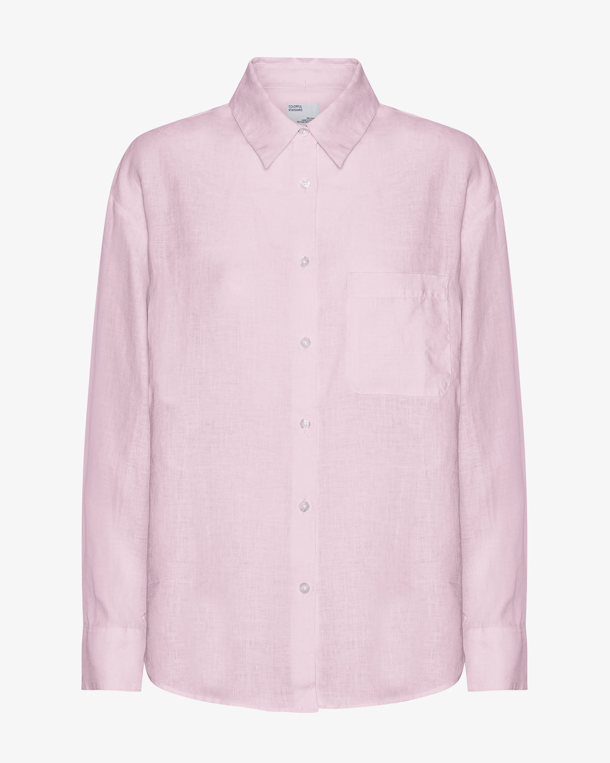 Linen Oversized Shirt - Cherry Blossom