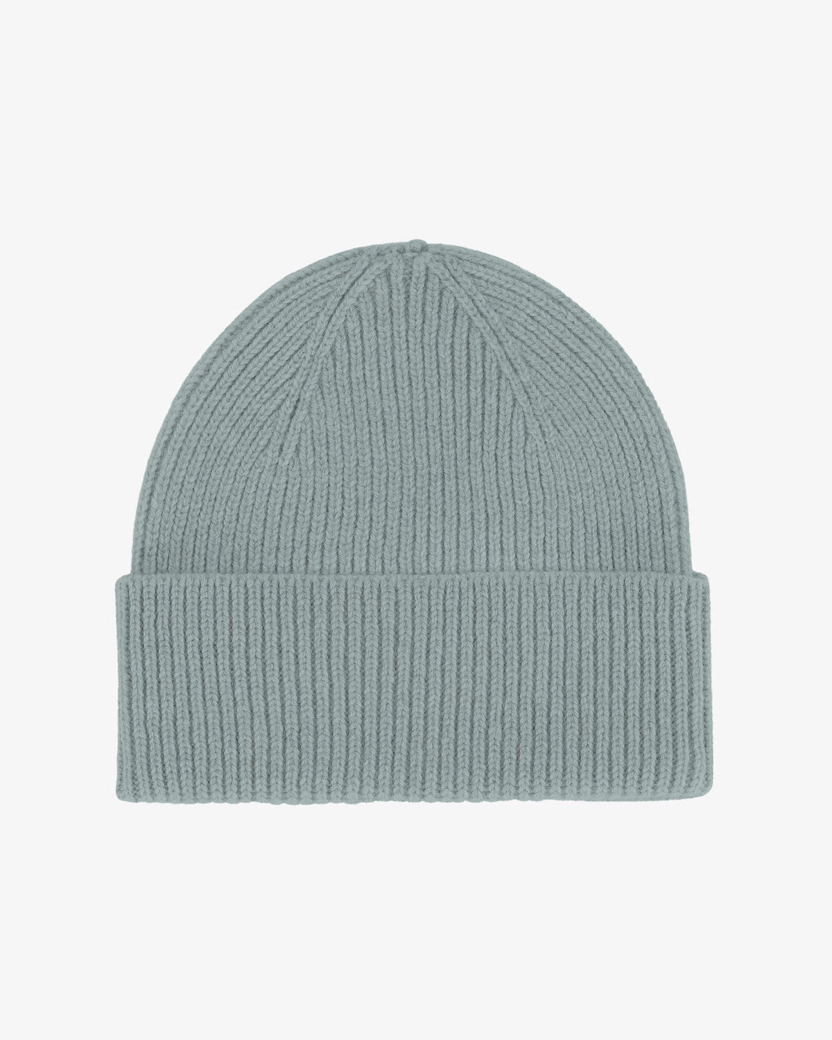 Merino Wool Beanie - Steel Blue