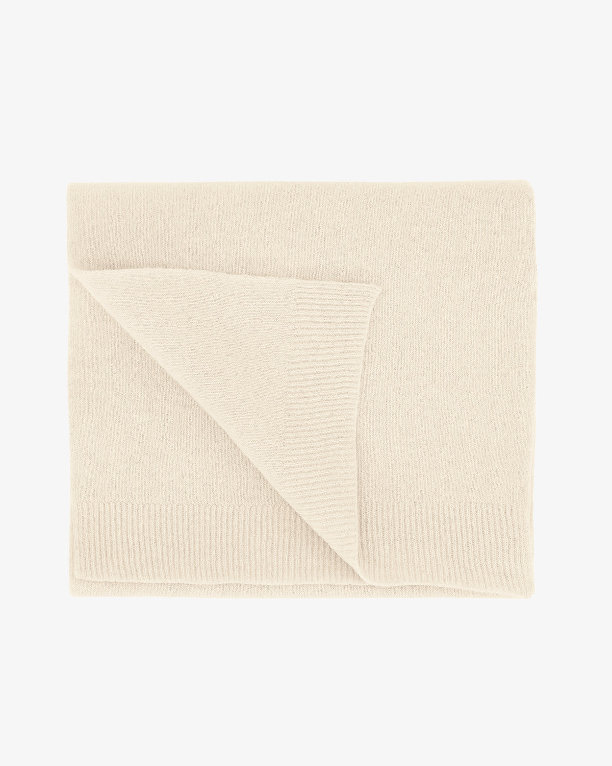 Merino Wool Scarf - Optical White