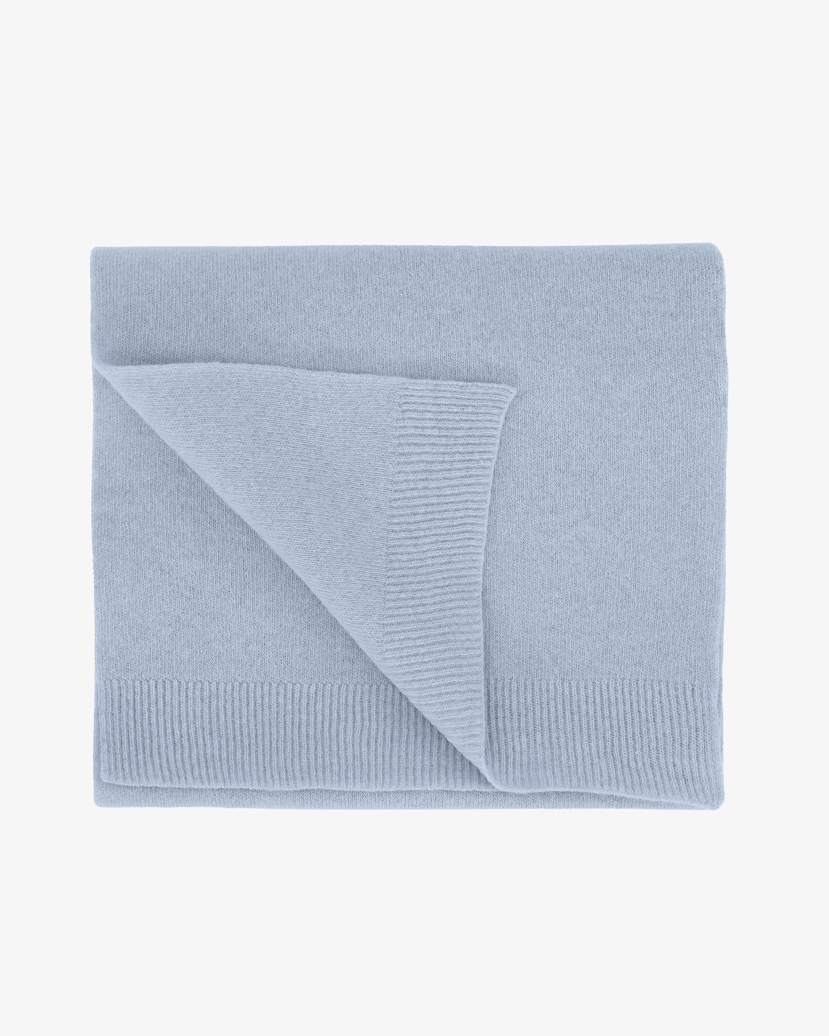 Merino Wool Scarf - Polar Blue