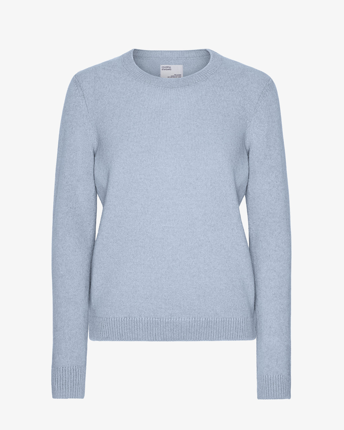 Women Classic Merino Wool Crew - Polar Blue