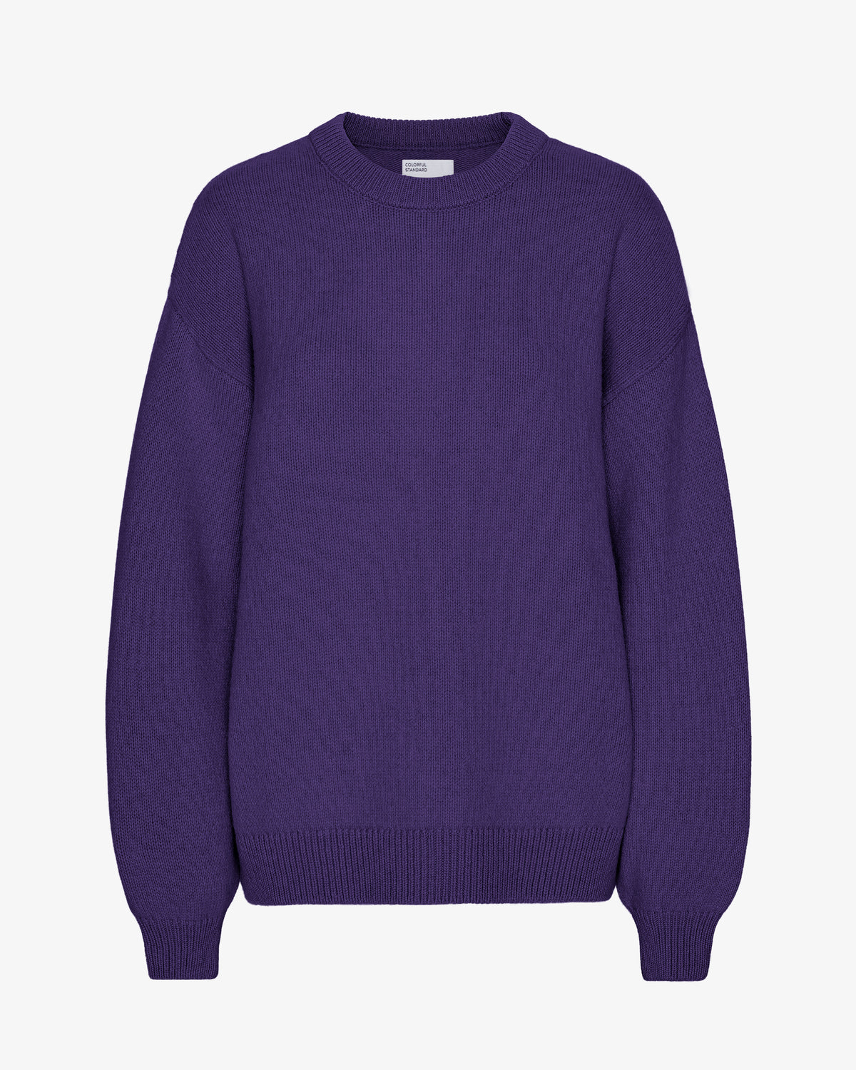 Oversized Merino Wool Crew - Ultra Violet