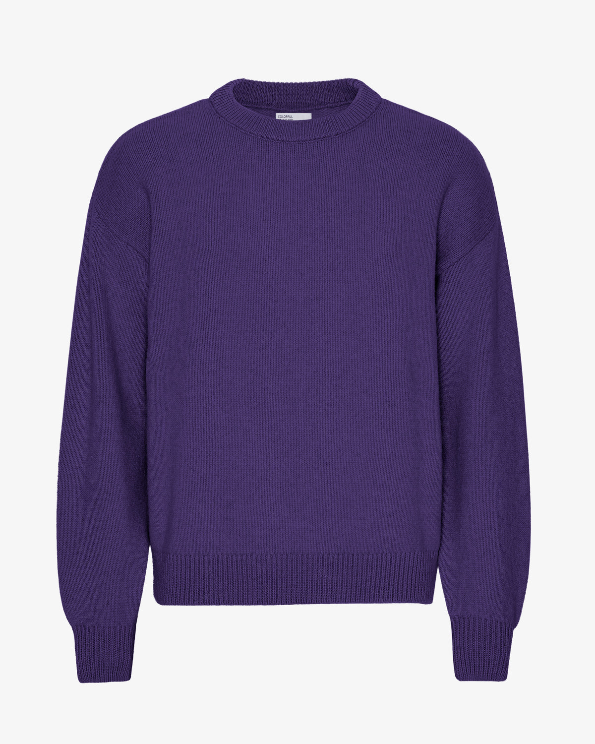 Oversized Merino Wool Crew - Ultra Violet