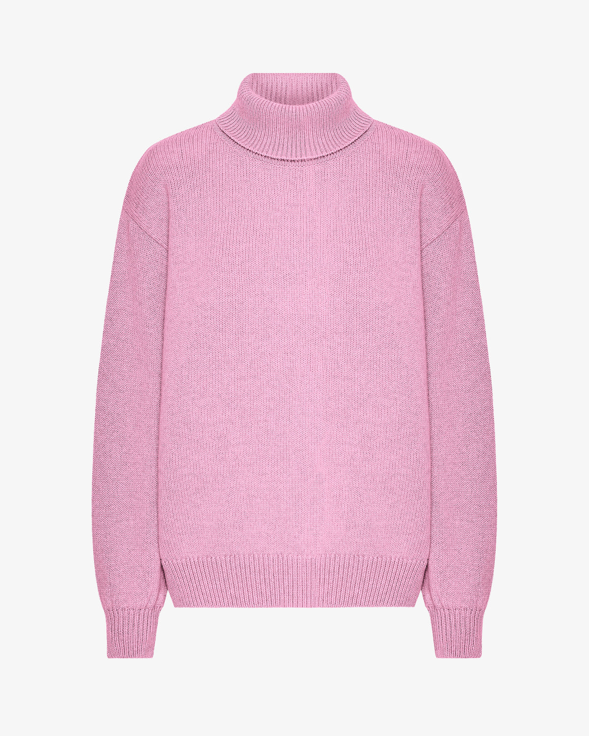 Merino Wool Turtleneck - Cherry Blossom