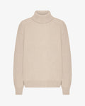 Merino Wool Turtleneck - Ivory White