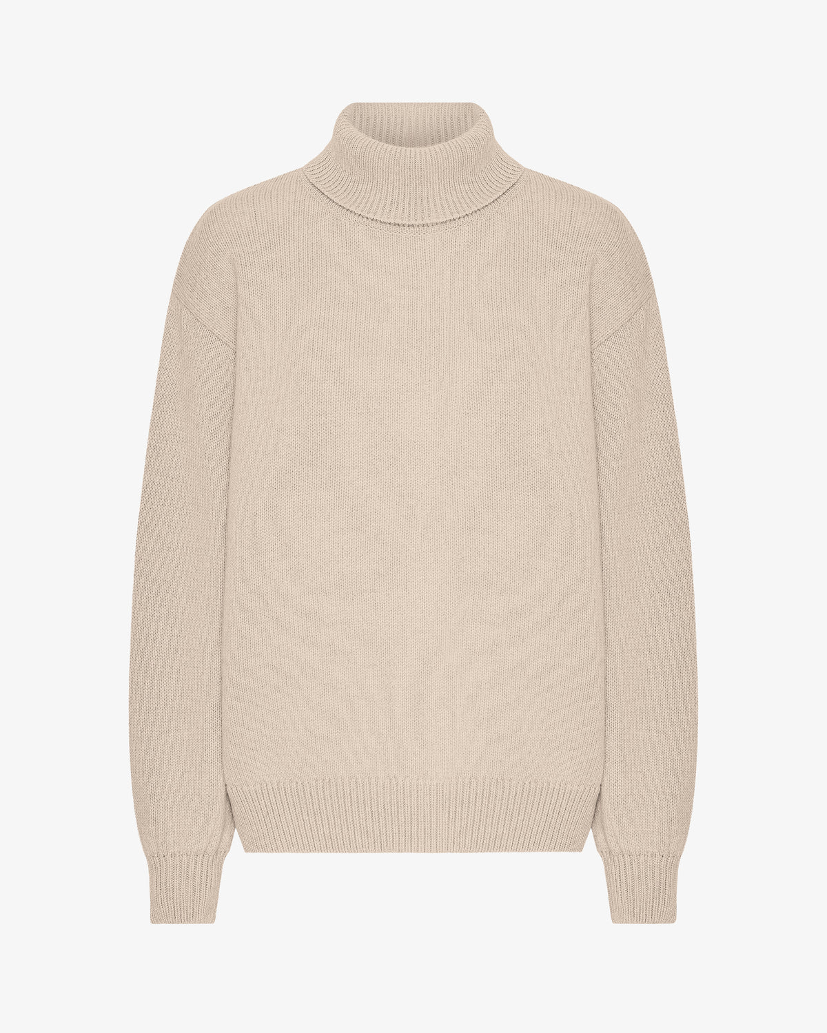 Merino Wool Turtleneck - Ivory White