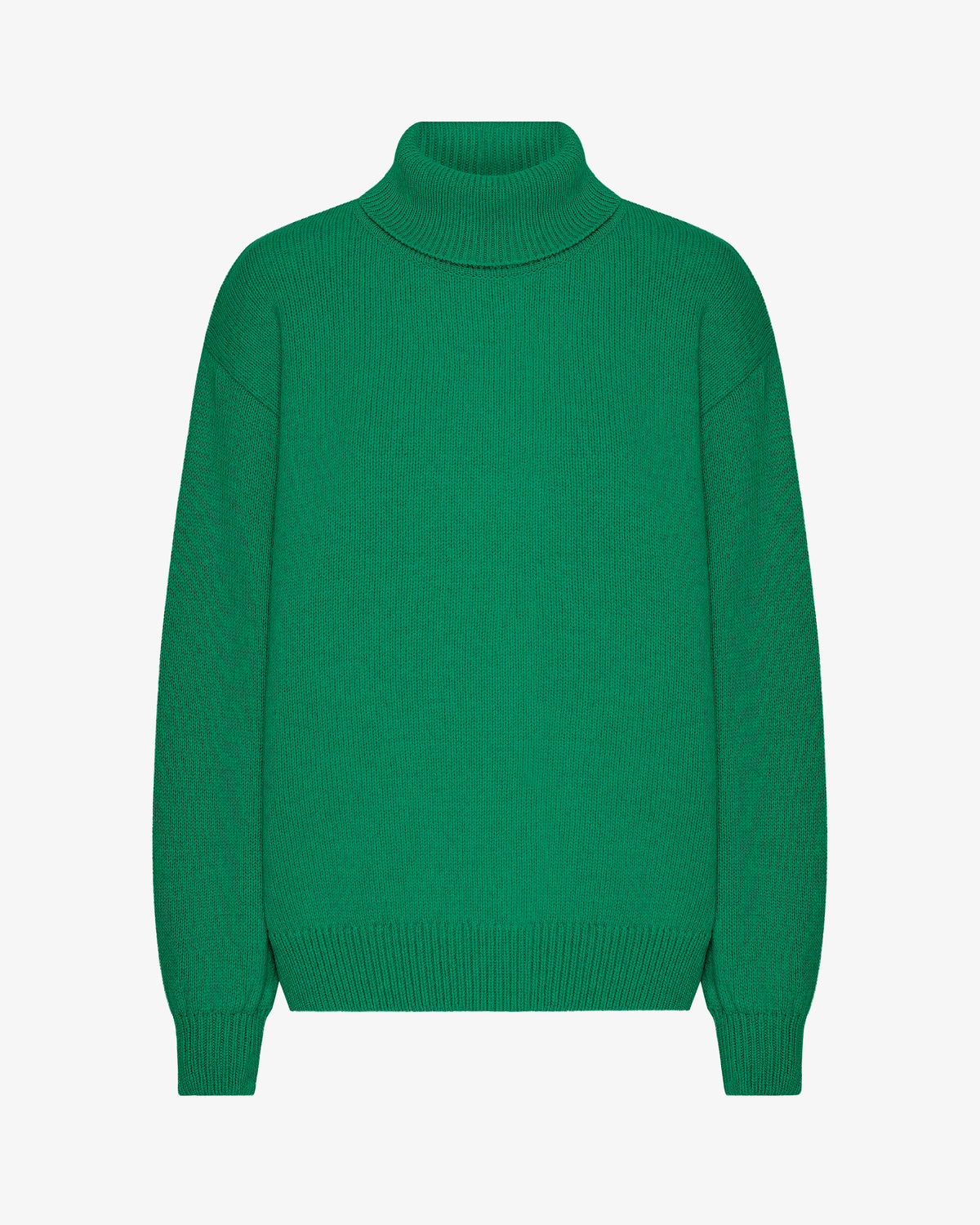 Merino Wool Turtleneck - Kelly Green