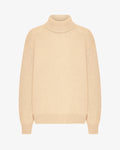 Merino Wool Turtleneck - Soft Yellow