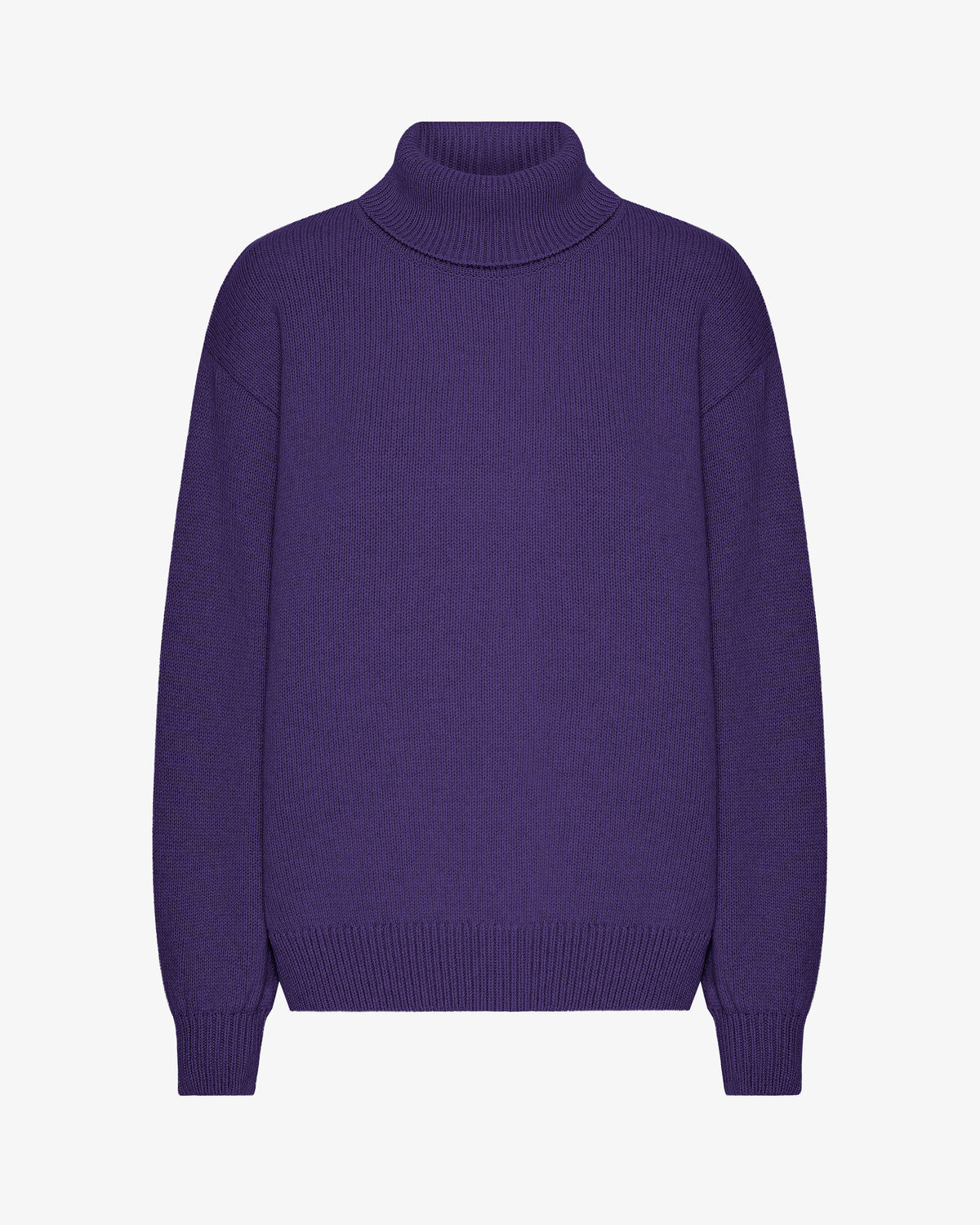 Merino Wool Turtleneck - Ultra Violet