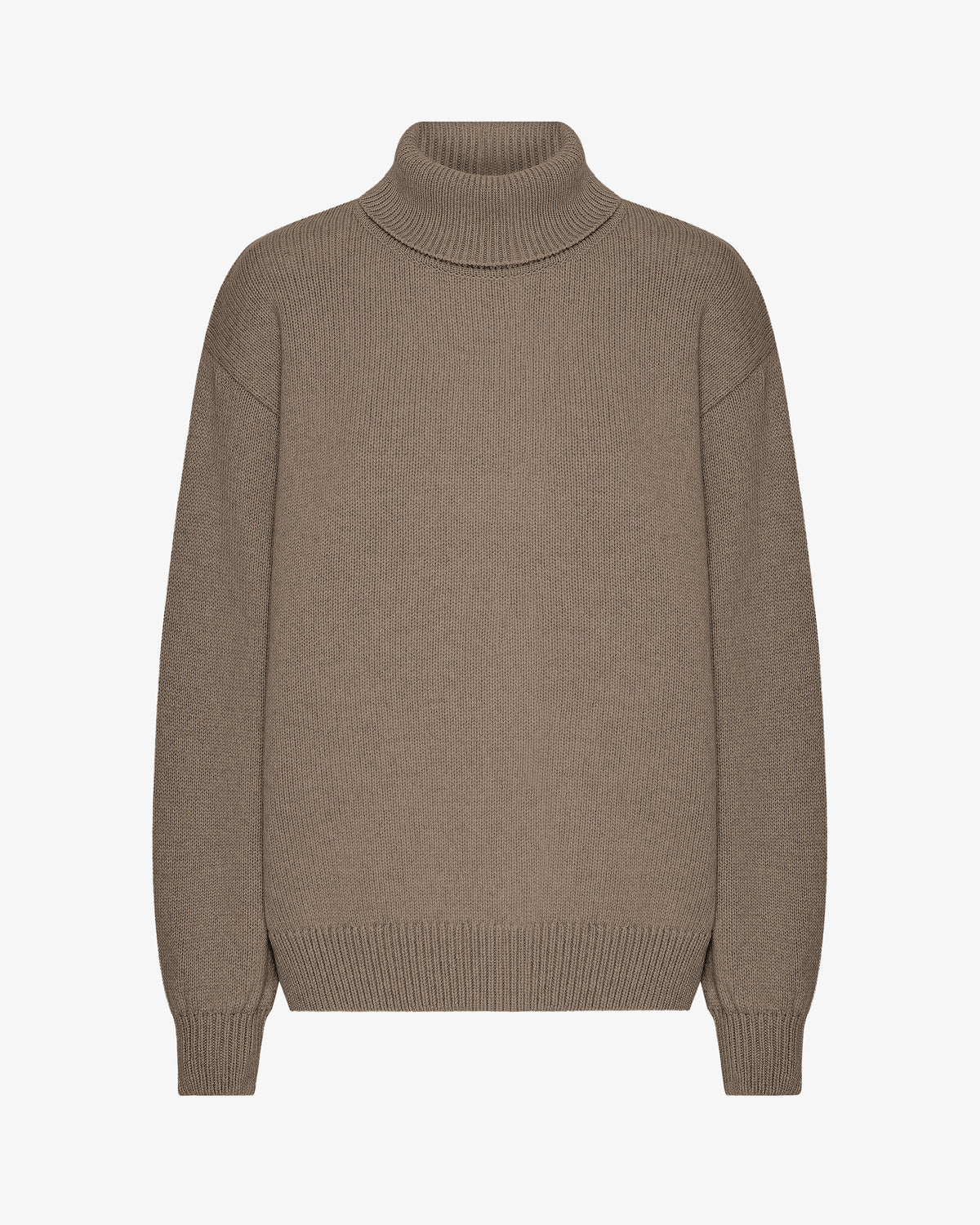Merino Wool Turtleneck - Warm Taupe