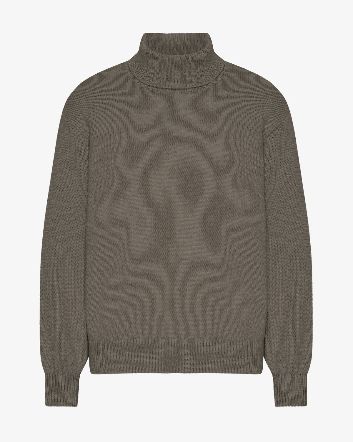 Merino Wool Turtleneck - Dusty Olive