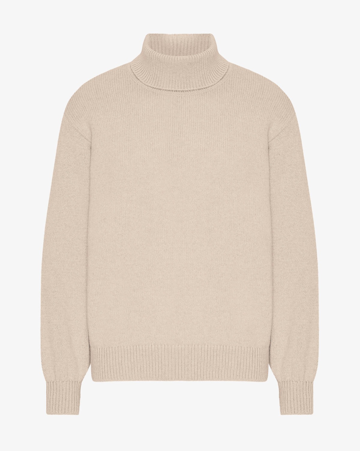 Merino Wool Turtleneck - Ivory White