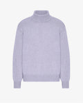 Merino Wool Turtleneck - Soft Lavender