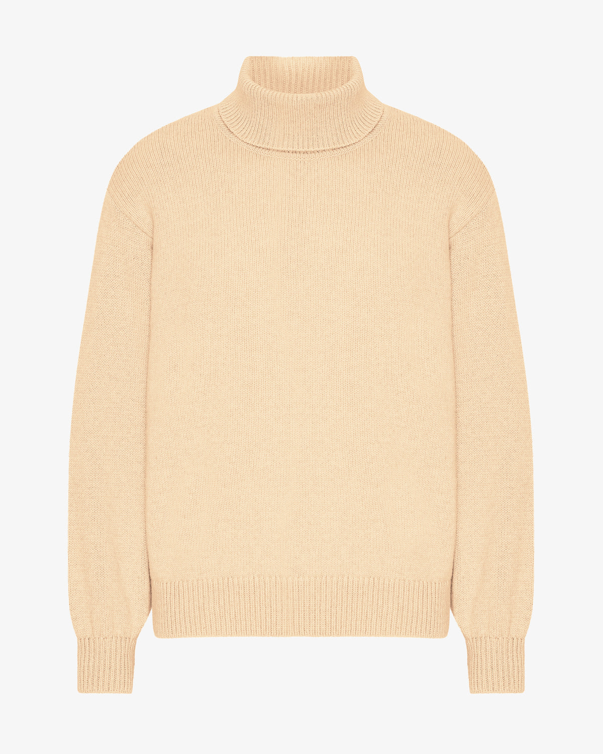 Merino Wool Turtleneck - Soft Yellow