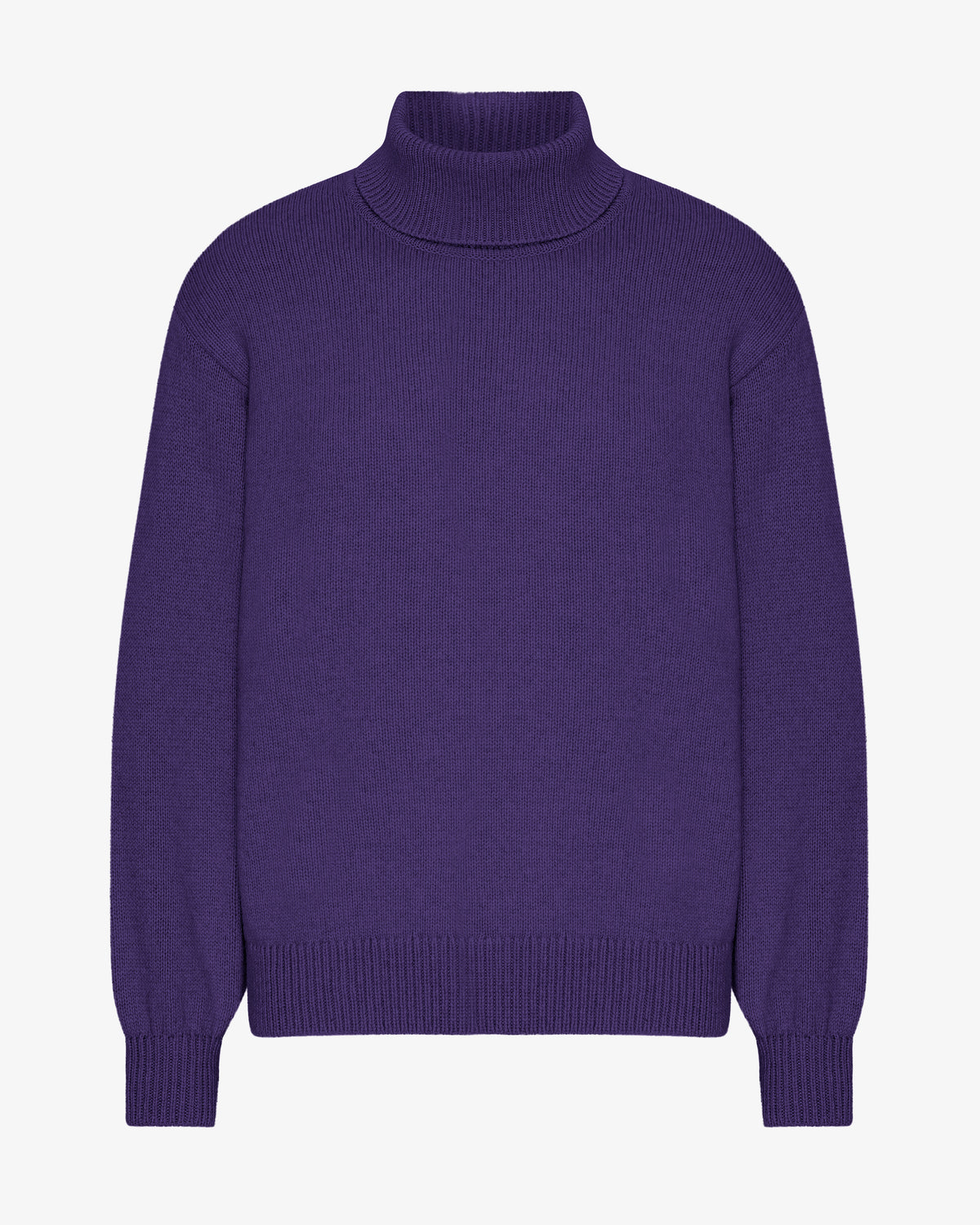 Merino Wool Turtleneck - Ultra Violet